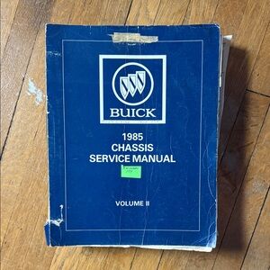 Buick 1985 Chassis Service Manual Volume II